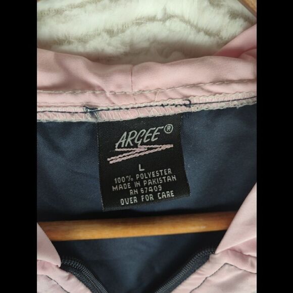Vintage 90's Argee Windbreaker Zip Jacket Sz Large - Picture 4 of 7